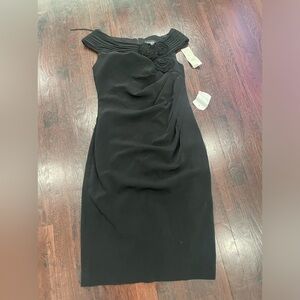 Adrianna Papell black dress NWT